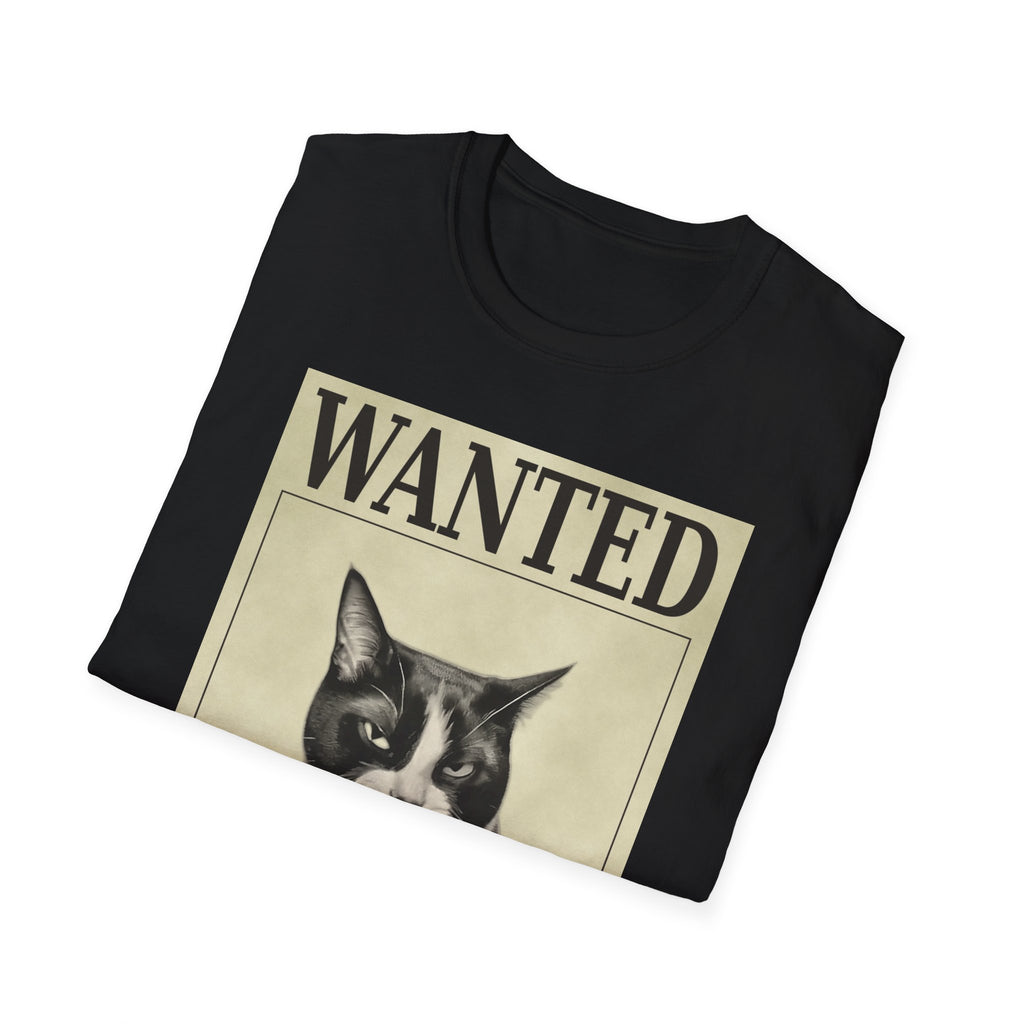 Wanted: Attention Cat T-Shirt — Vintage Pet Poster Tee