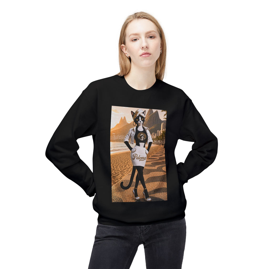 Paloma on the Beach Crewneck