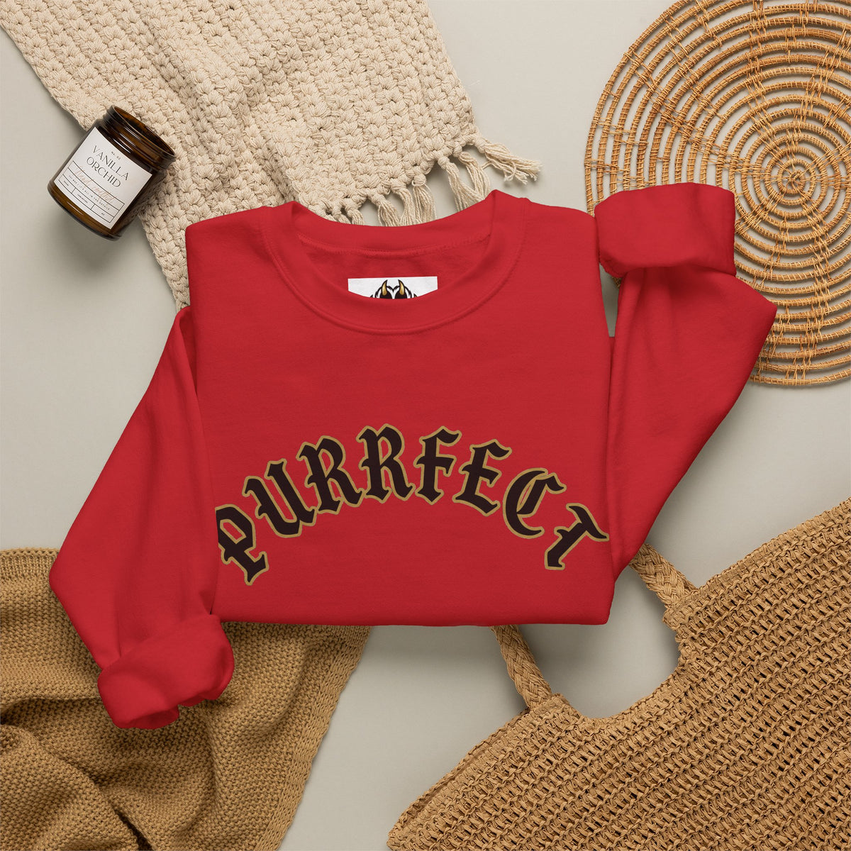 PURRFECT Obsessed Crewneck