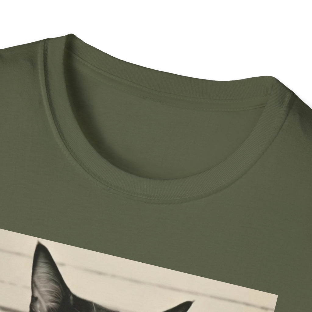 Cat Mugshot T-Shirt – 'Police Department: Cat Coven' Vintage Novelty Tee