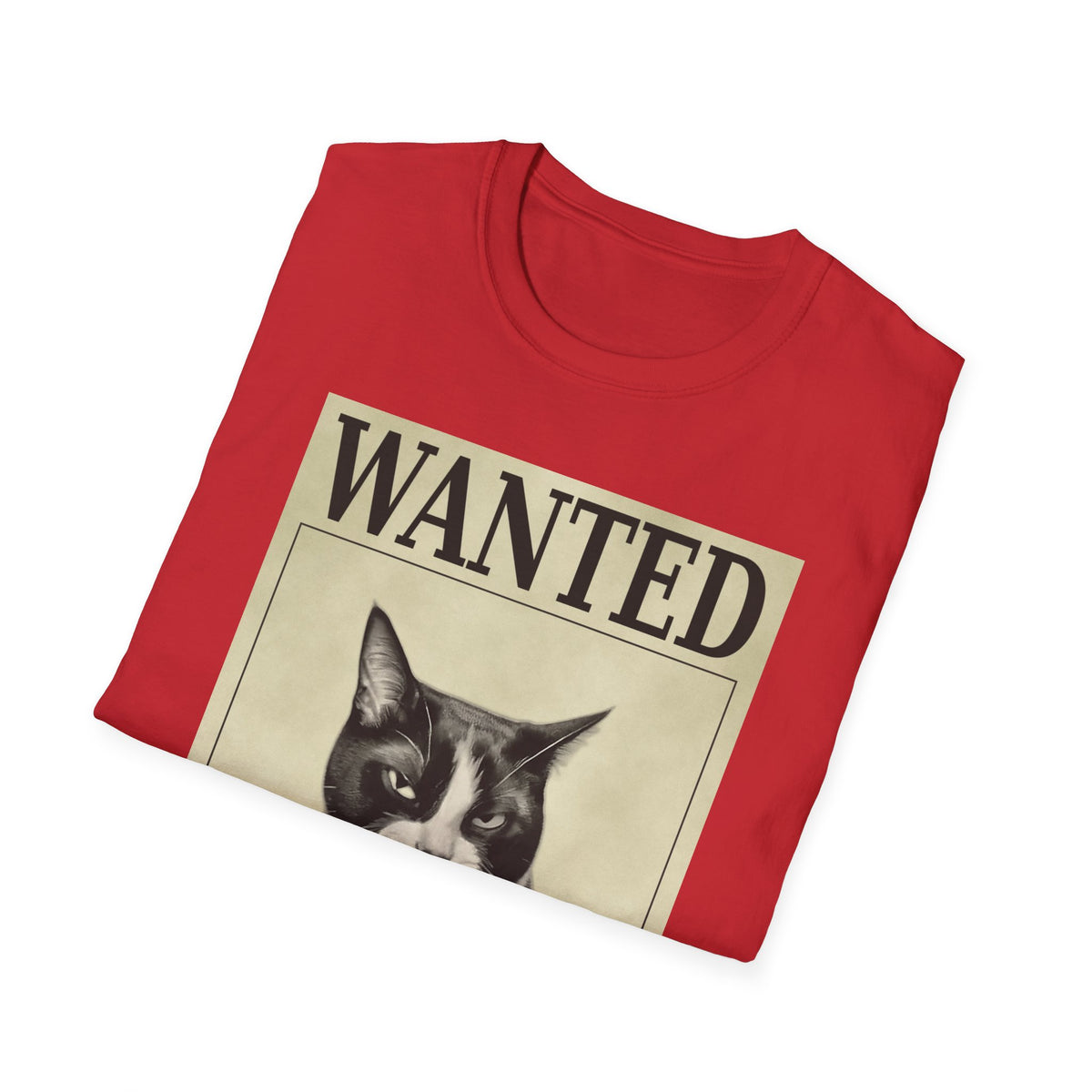 Wanted: Attention Cat T-Shirt — Vintage Pet Poster Tee
