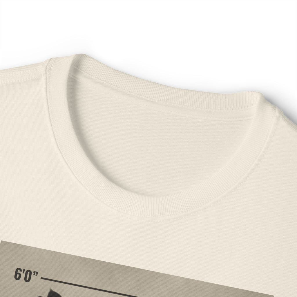 Graphic Tee — 'Your Cat Hates You, Linda' Mugshot Cat Shirt
