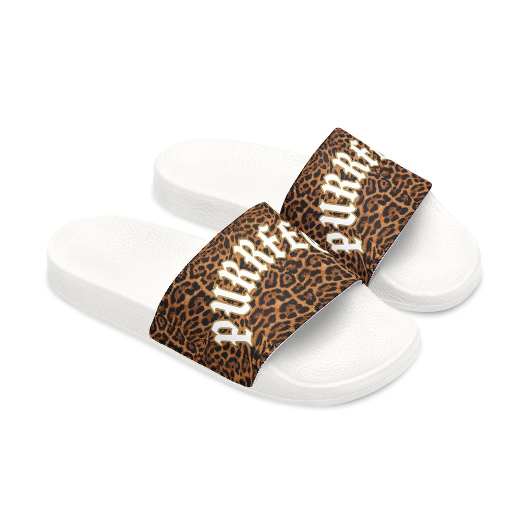 Jaguar Print Removable-Strap Slide Sandals — Men's Pool Slides