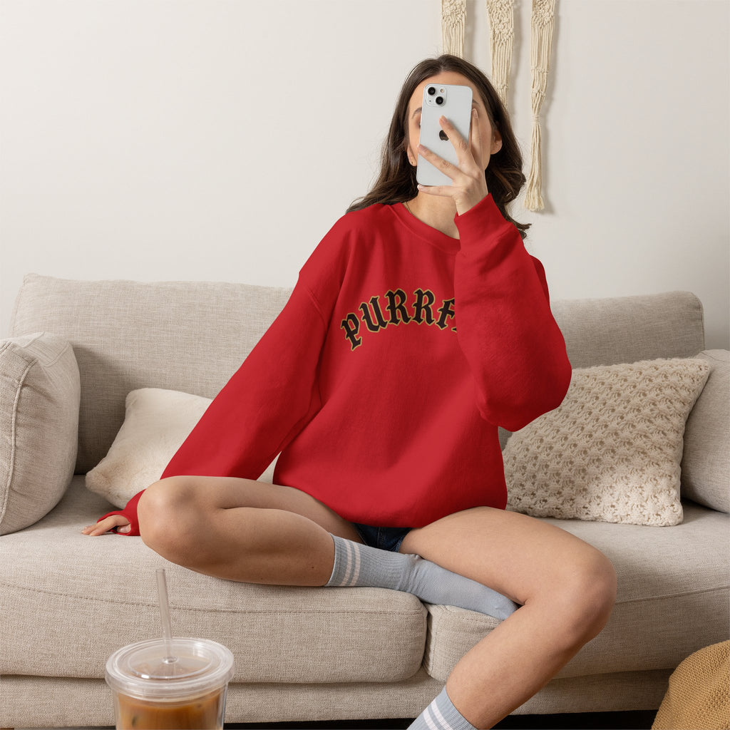 PURRFECT Obsessed Crewneck