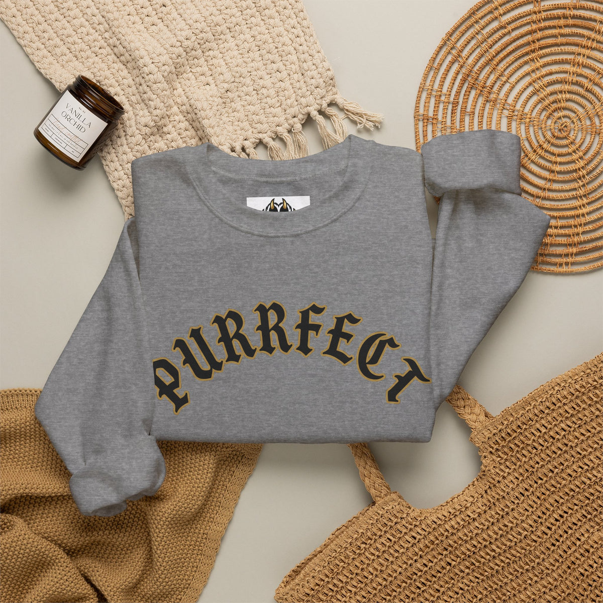 PURRFECT Obsessed Crewneck