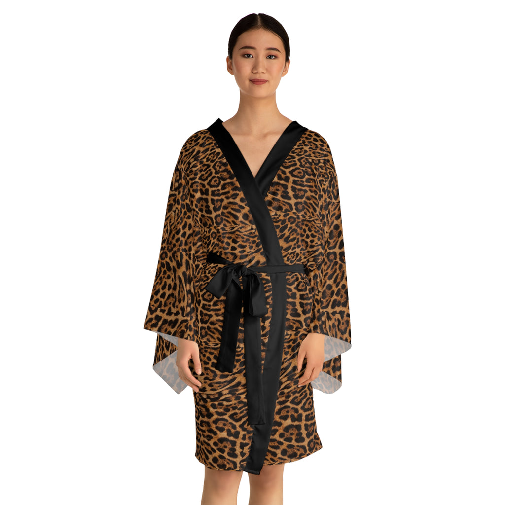 Paloma Script Kimono Robe