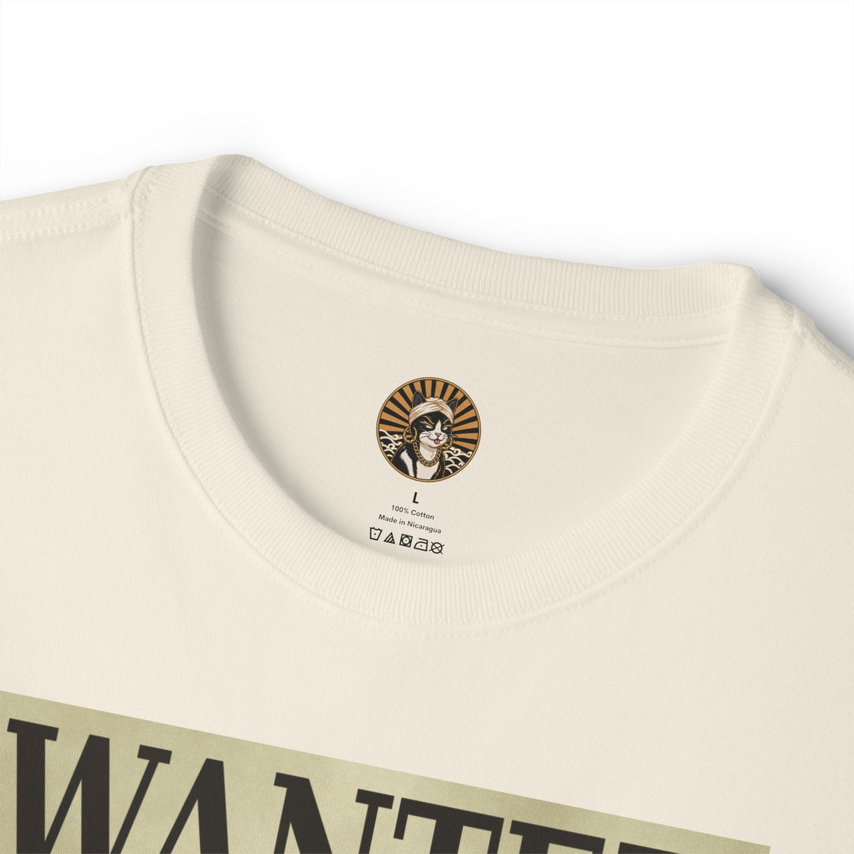 Wanted Treats Cat Tee — Vintage 'WANTED TREATS' Graphic T-Shirt