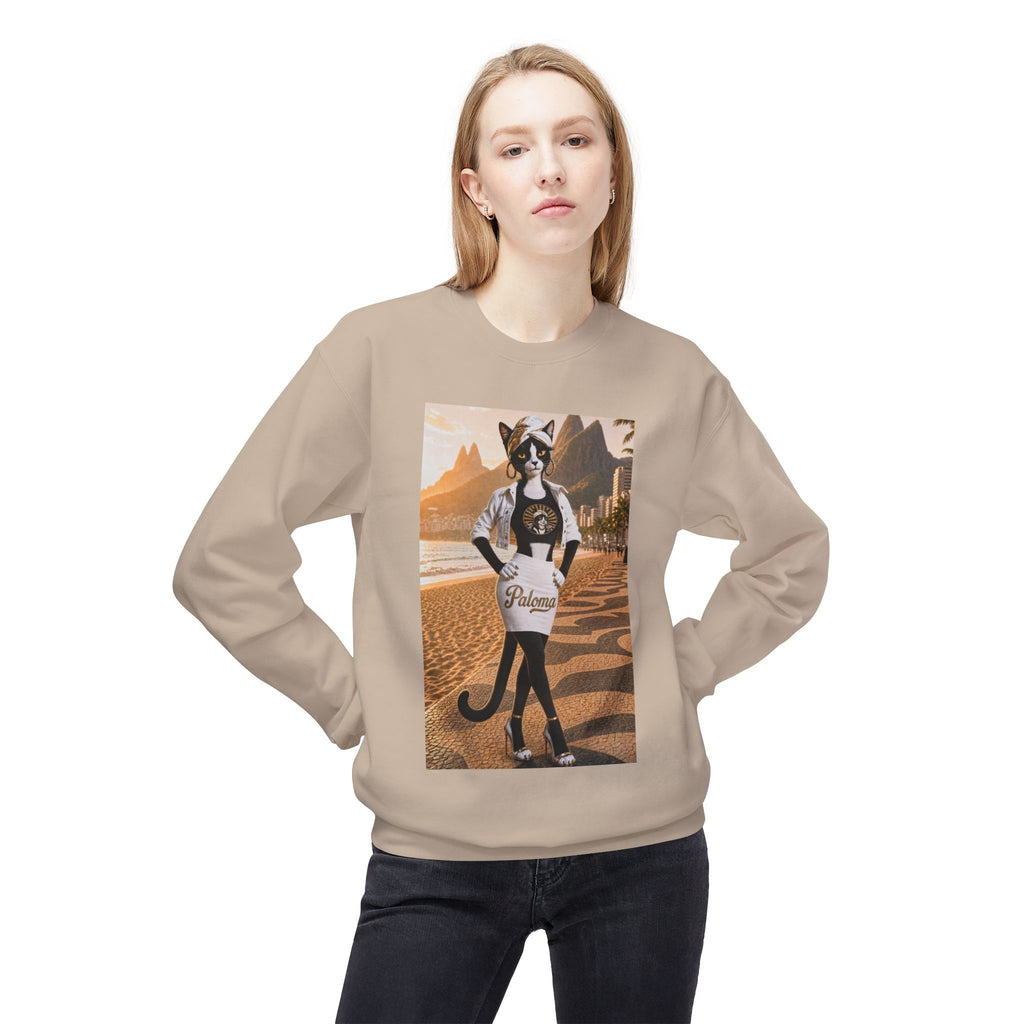 Paloma on the Beach Crewneck