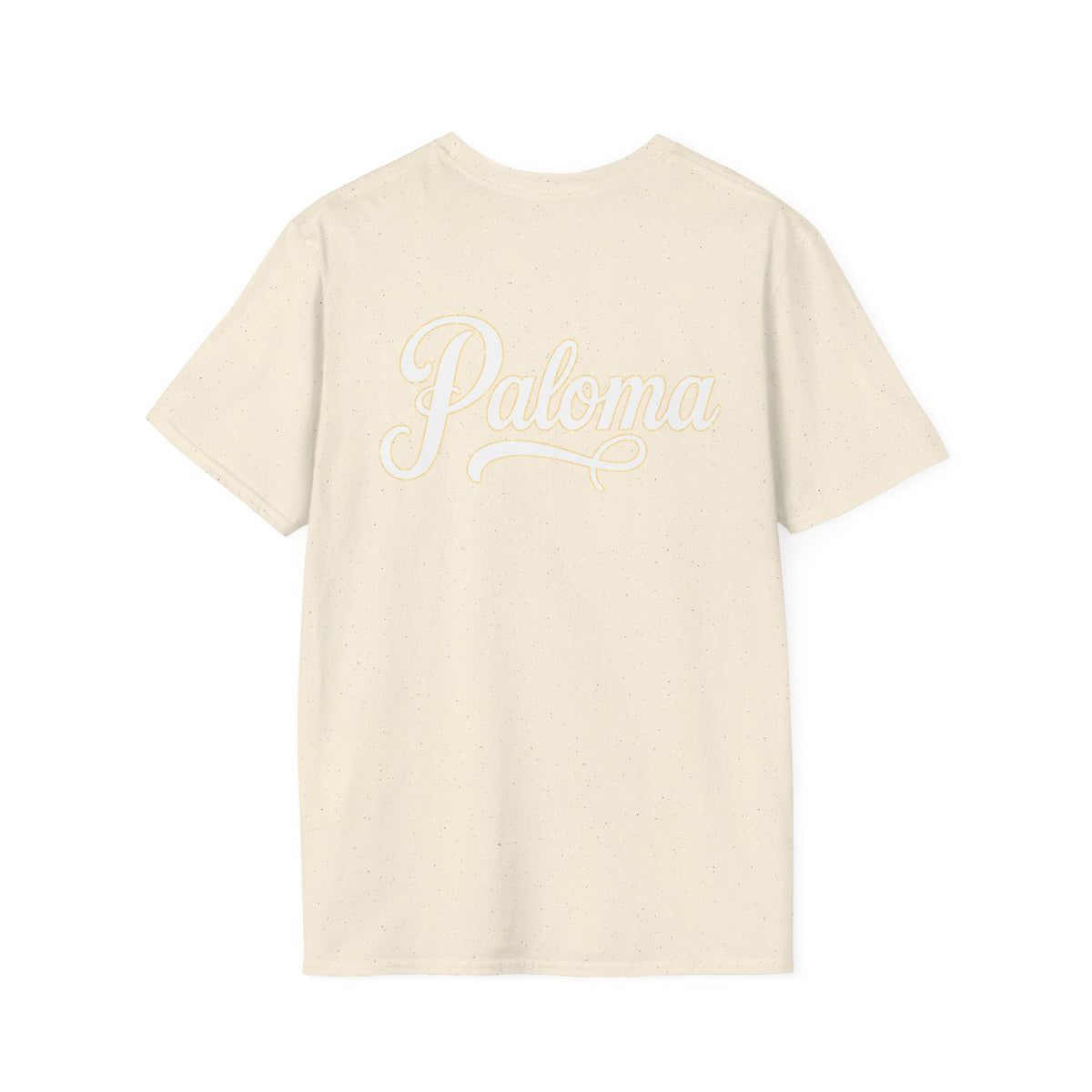 Paloma on the Beach Tee · Script Back
