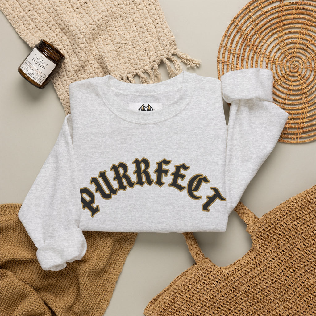 PURRFECT Obsessed Crewneck