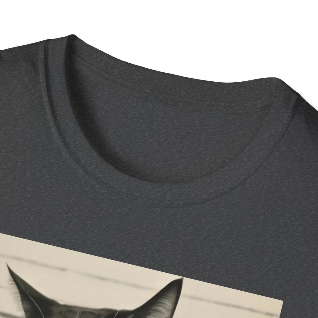 Mugshot Cat T-Shirt – 'Paws of Doom' Funny Vintage Police Poster Tee