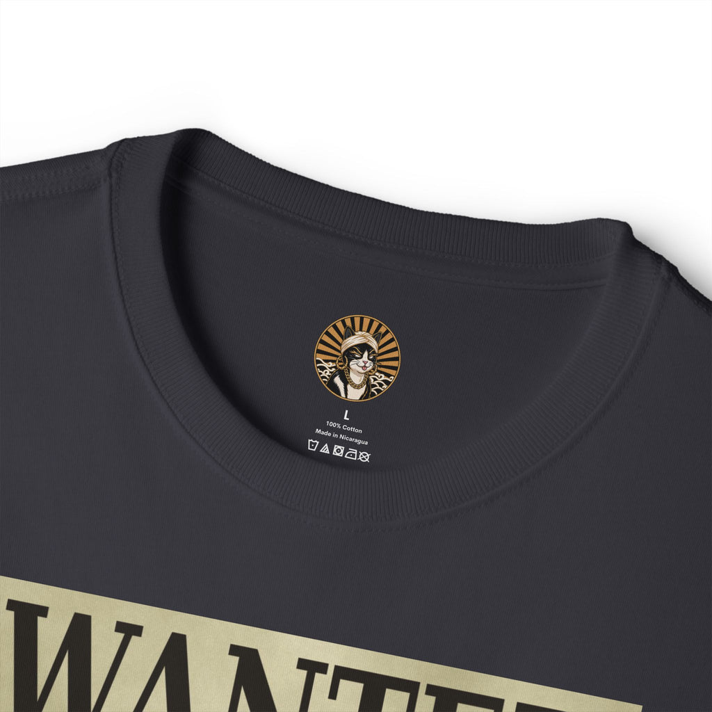 Wanted Treats Cat Tee — Vintage 'WANTED TREATS' Graphic T-Shirt