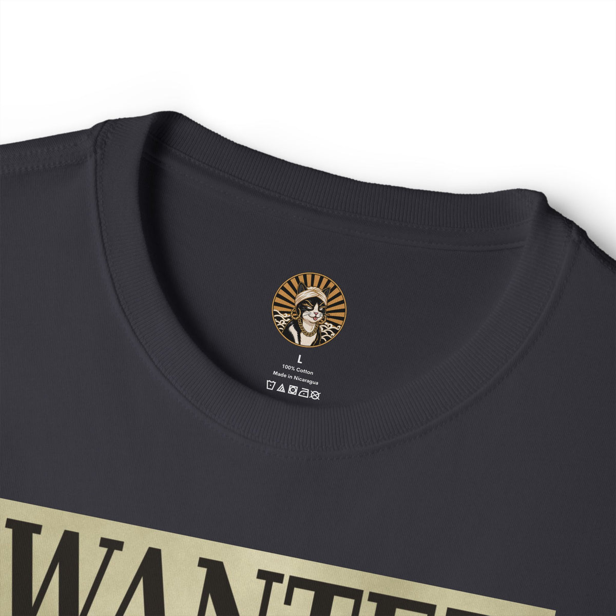 Wanted Treats Cat Tee — Vintage 'WANTED TREATS' Graphic T-Shirt