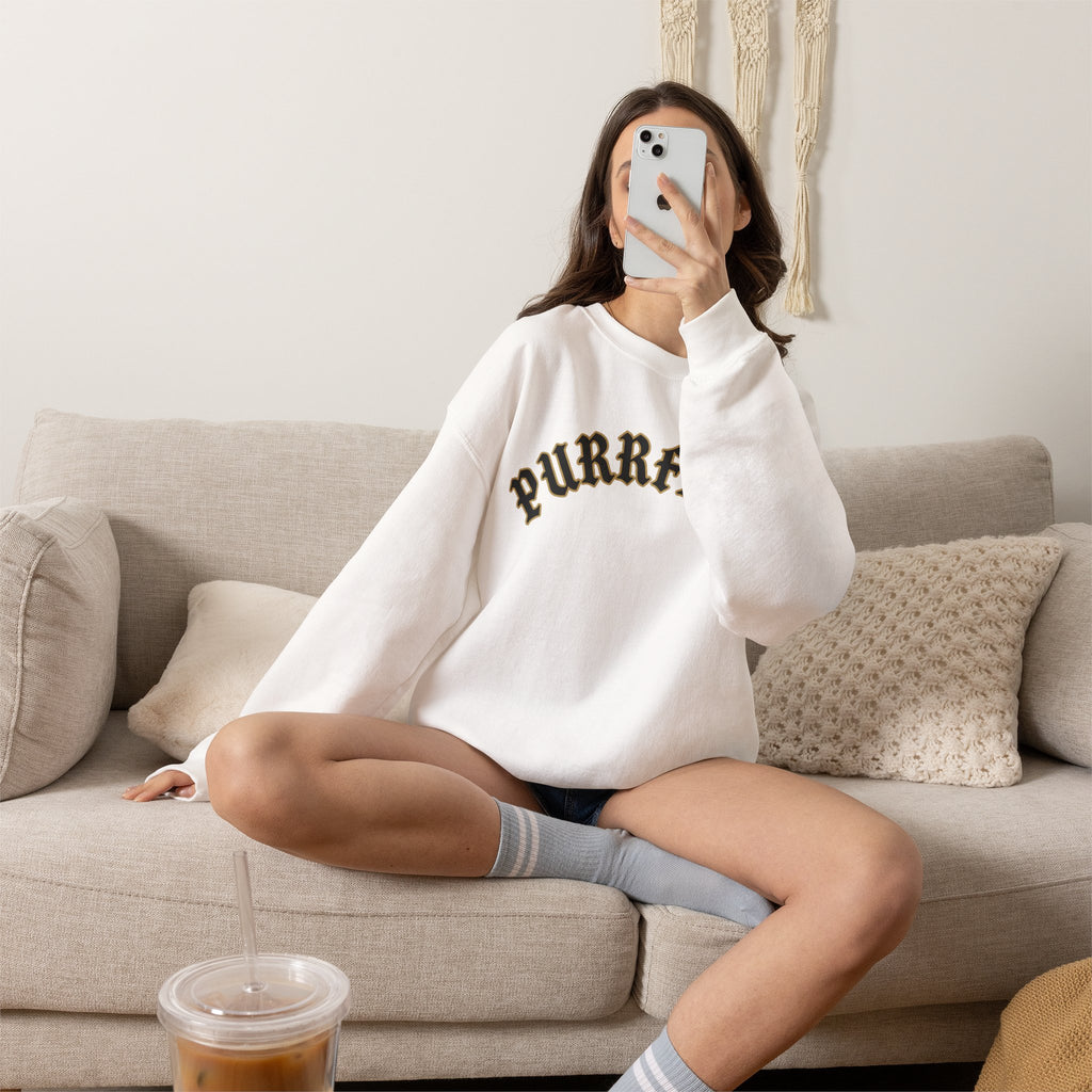 PURRFECT Obsessed Crewneck