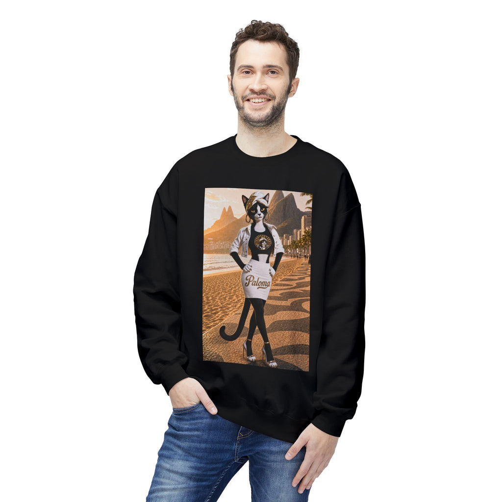 Paloma on the Beach Crewneck