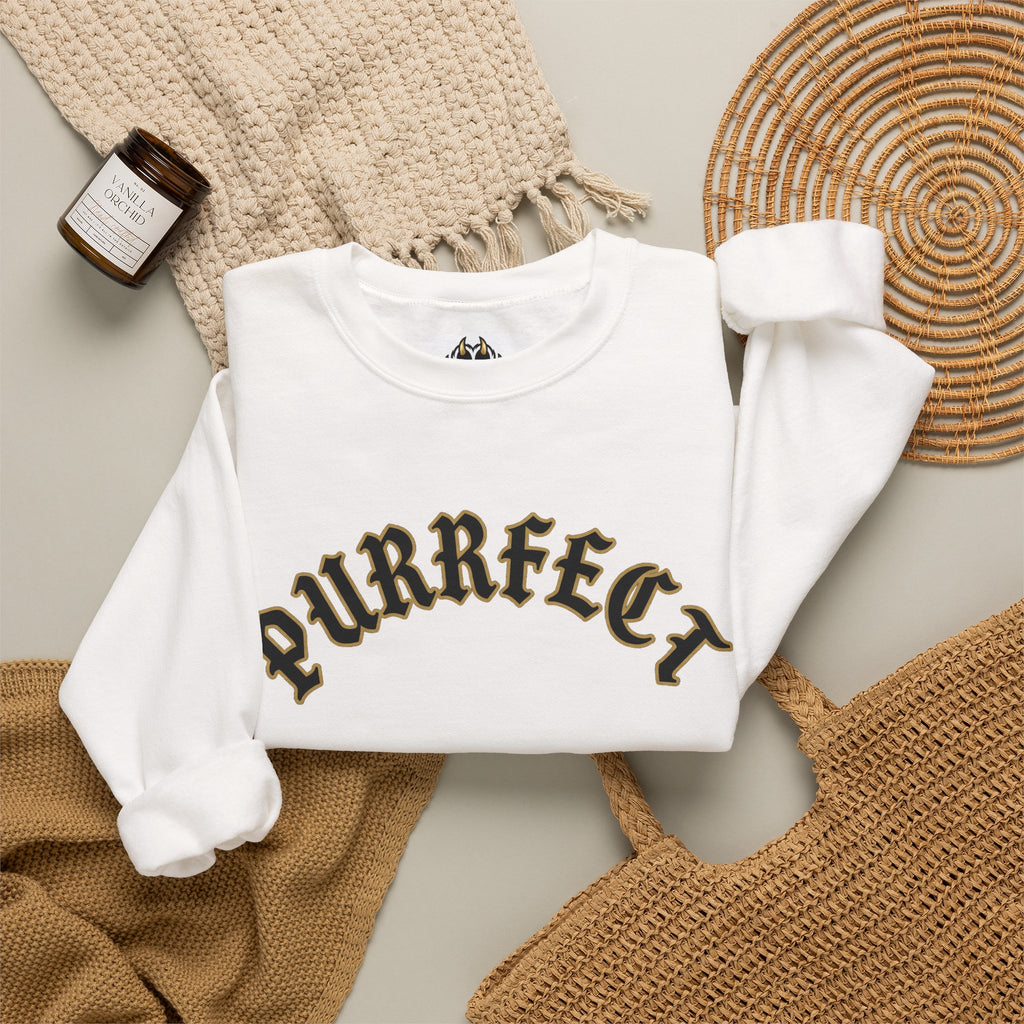 PURRFECT Obsessed Crewneck
