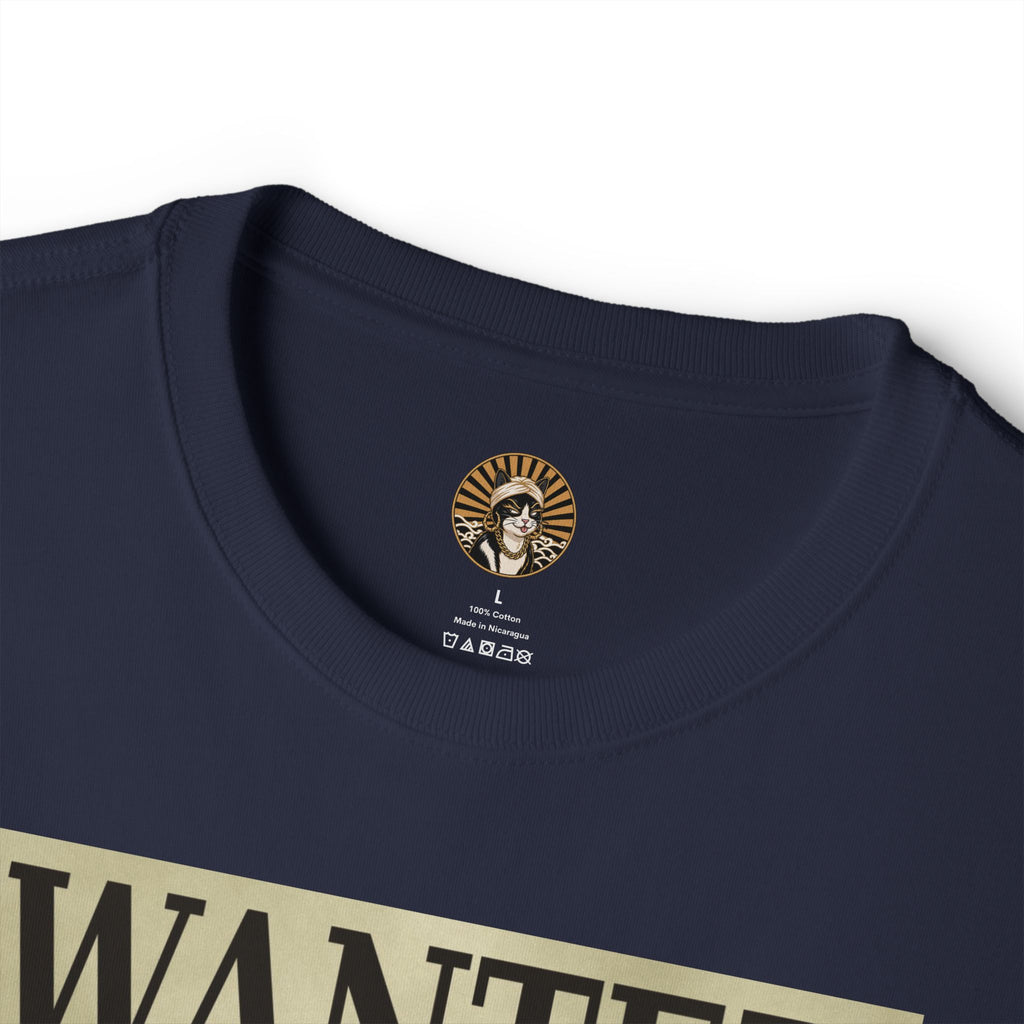 Wanted Treats Cat Tee — Vintage 'WANTED TREATS' Graphic T-Shirt