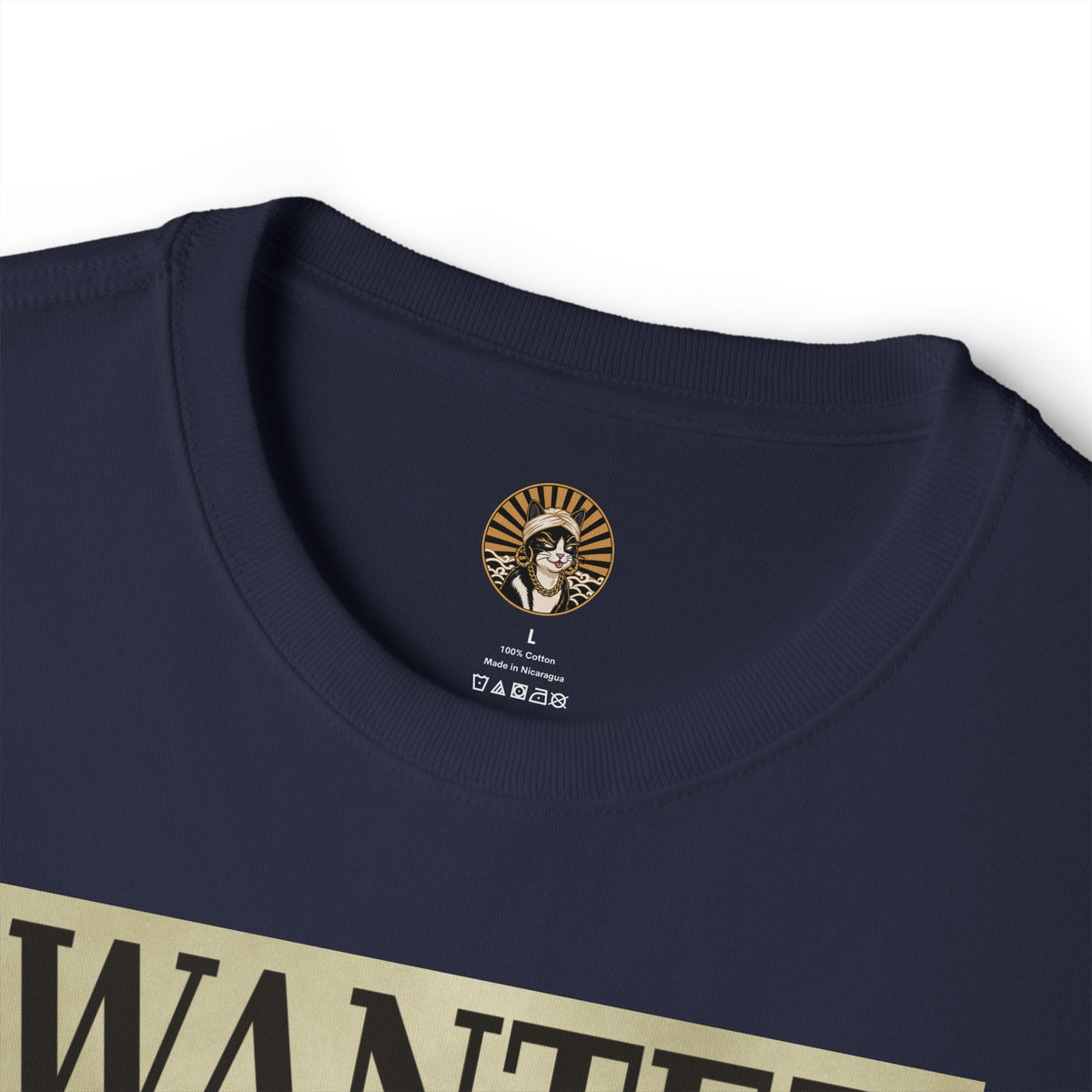 Wanted Treats Cat Tee — Vintage 'WANTED TREATS' Graphic T-Shirt