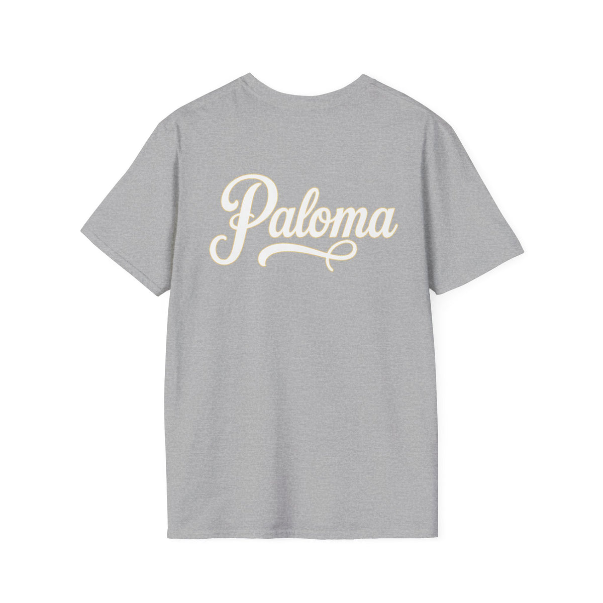 Paloma on the Beach Tee · Script Back