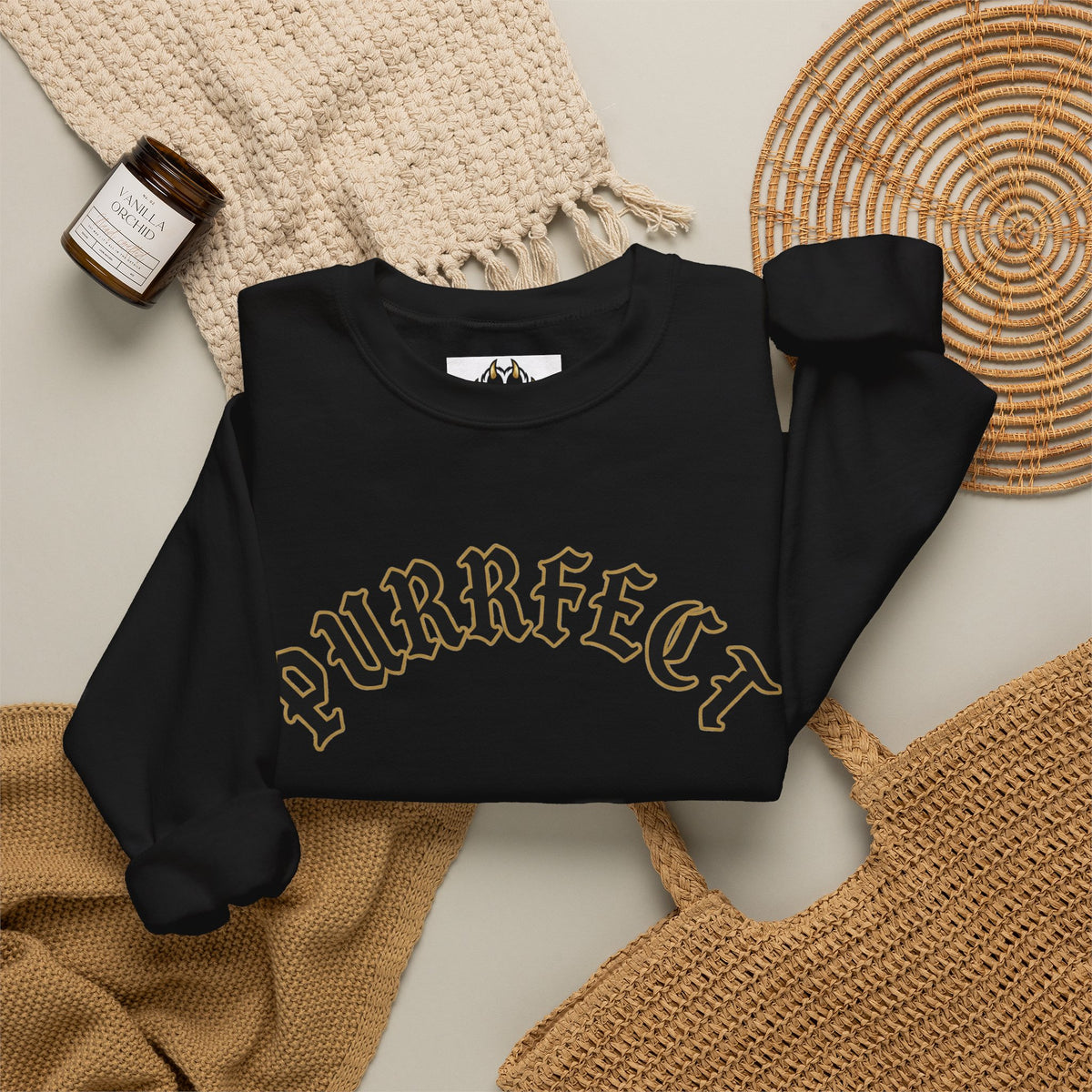 PURRFECT Obsessed Crewneck